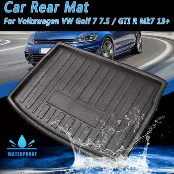 

Cargo Liner Tray Rear Waterproof Trunk Mat Floor Carpet Tailored Boot For Volkswagen for VW Golf 7 7.5 / GTI R Mk7 2013 2014 +