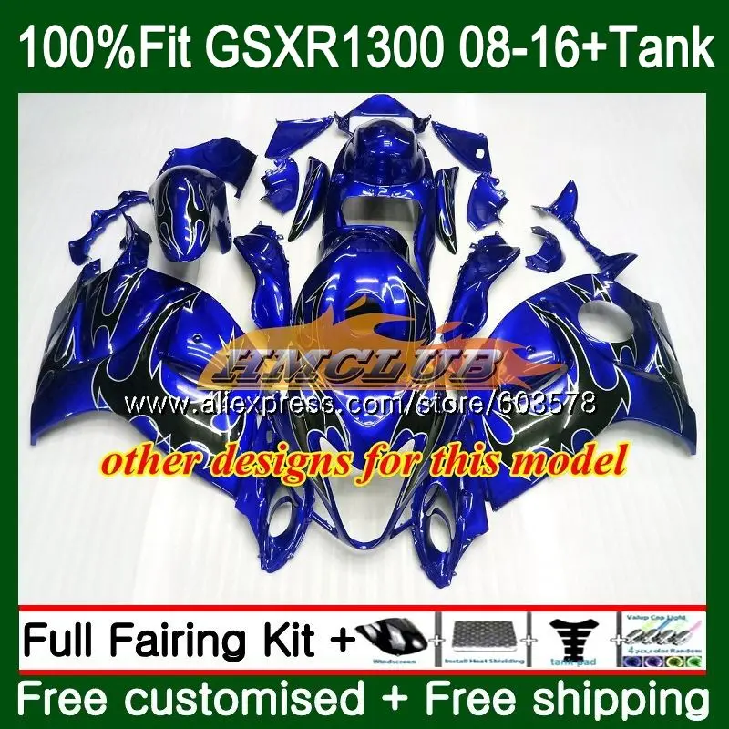Инъекции для SUZUKI Hayabusa GSXR 1300 2008 2009 2010 2011 2012 22CL. 81 GSX-R1300 GSXR1300 08 09 10 11 12 обтекатель оранжевого и черного цвета