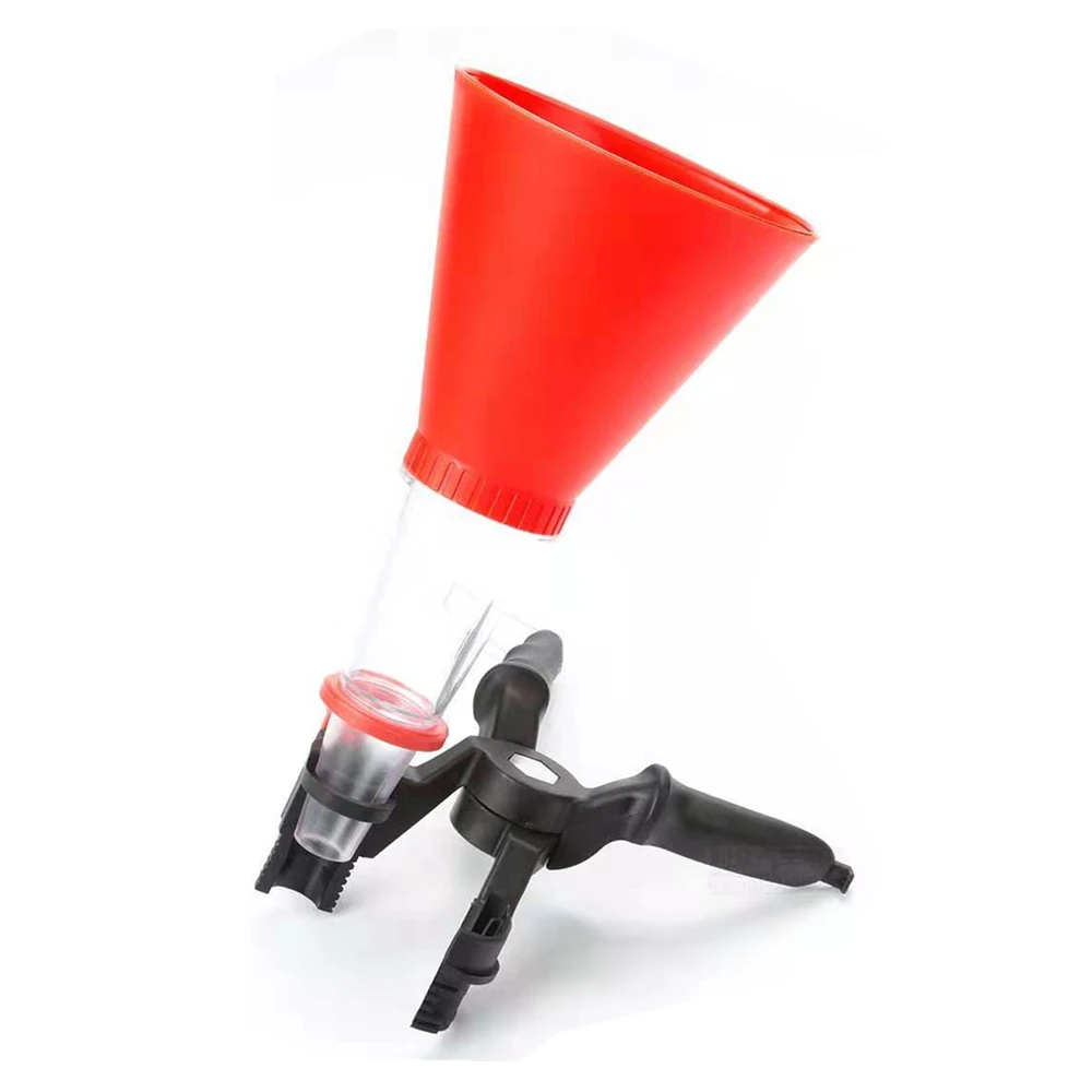

WAERTA Car Engine Oil Filling Set Universal Oil Funnel Adjustable Width Holding Clamp Multifunctional Pour Oil Tool