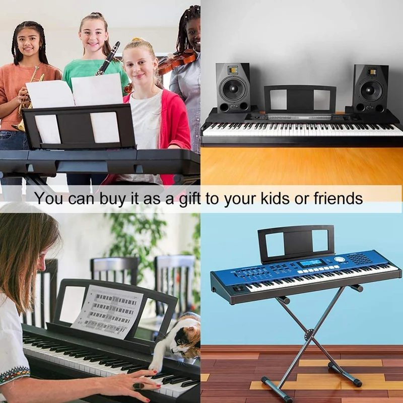 Shop Now Facibom Sheet Music Stand,Keyboard Music Score Stand Tabletop