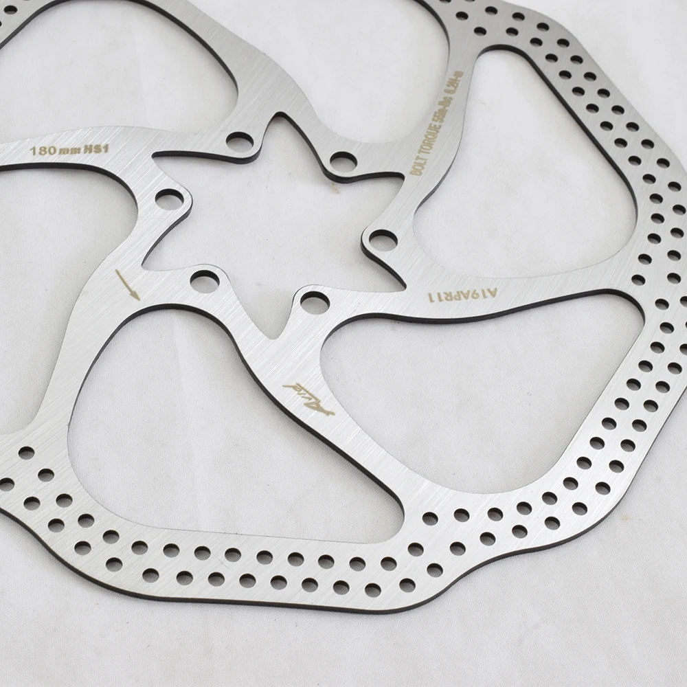 Stainless Steel MTB Road Bike Brake Rotors Disk Plate AVID HS1 160mm 180mm Bicycle Hydraulic Disc Rotor 6" 7" With Screws