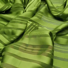 В продаже платье ткань шелковистая полоса золотой Шиммер chiffonStripe материал DIY тканевая лента из ткани