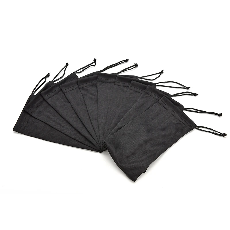 10 Pcs Soft Cloth Eyewear Cases  Bag Microfiber Dust Waterproof Storage Pouch Glasses Carry Bag Eyewear Container Acc 17*8.5cm