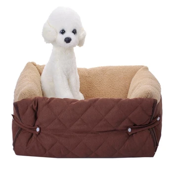 

2020 Good Quality Cushion Nest House Kennel Cat Bed Pet Bed-Fodable Dog-Sleeping-Mat Warm Round Puppy-Nest-Shell