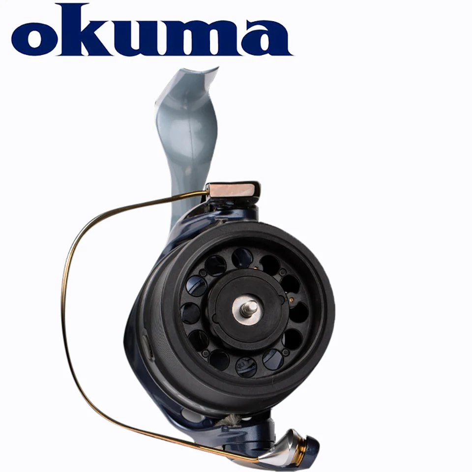 Okuma Zx-2 Baitfeeder Spinning Fishing Reels 7+1bb Two Spool Long 