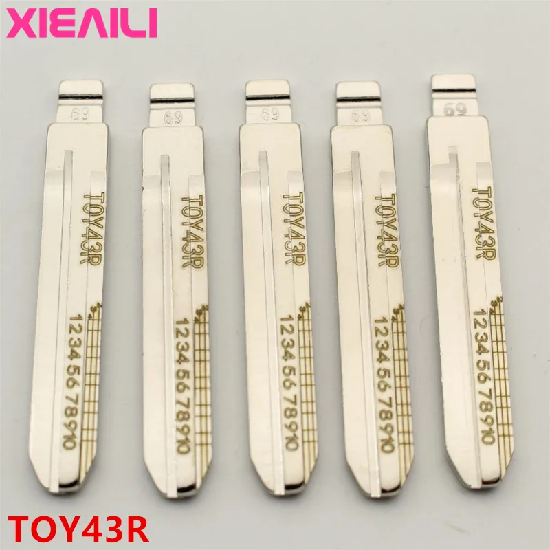 XIEAILI 20 шт. NO.69 TOY43R гравировка линии ключа лезвие лезвия резки зубцы нерезанные