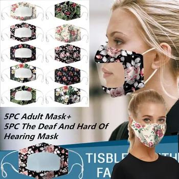 

10PC Reusable Fashionable Cotton Dustproof Face Mouth Masks Cover Black/gray/pink Reusable Washable Cubrebocas Mascarilla