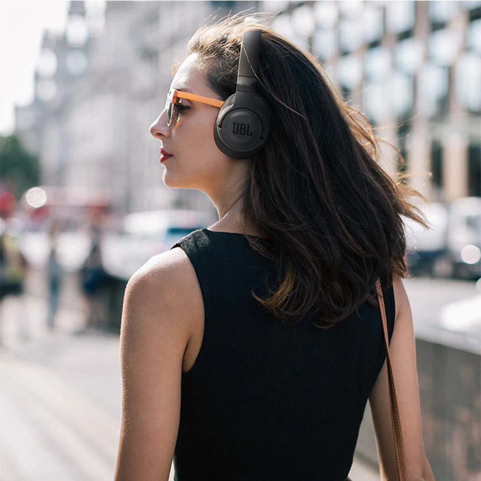 JBL TUNE 750BTNC Wireless Bluetooth Headphones Noise Cancelling Pure Bass T750BTNC Earphone Gaming Sports Gym Headset with Mic