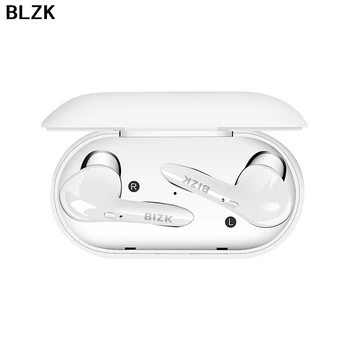 

Mini TWS V5.0 Wireless Earphones Bluetooth Earphones 3D Stereo Sound Earbuds with Dual Microphone and Charging box