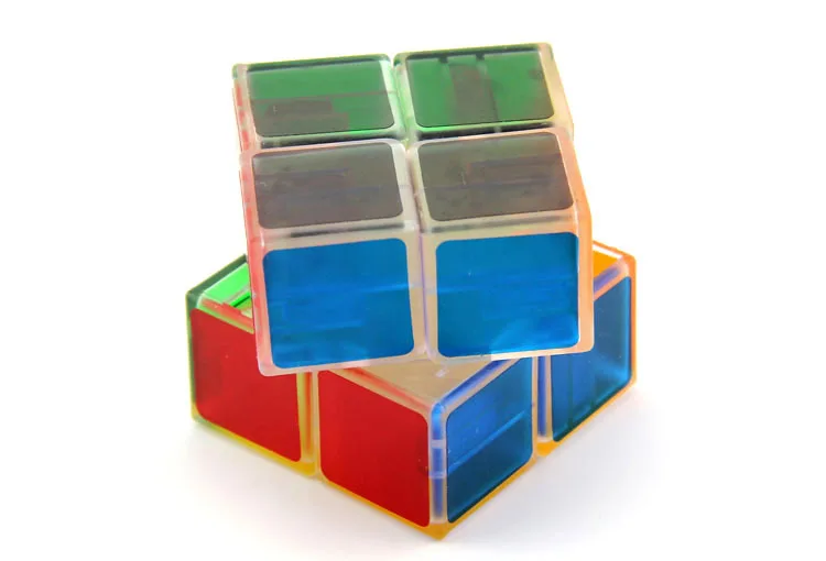Синий второго заказа Magic Cube прозрачный Профессия Игры Стразы «Кубик Рубика» 2-заказ творческих детей раннего образования гоночная игрушка Guang