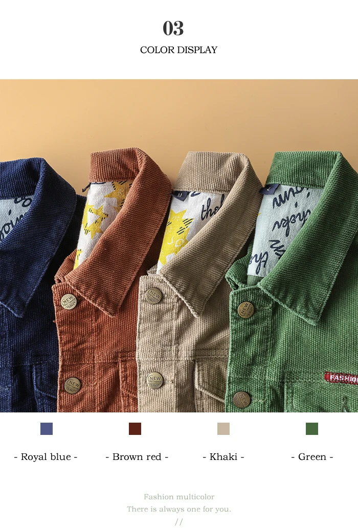 Осенняя Новая мужская Вельветовая куртка модная повседневная винтажная куртка и пальто Мужская брендовая одежда цвета хаки, зеленый, синий, кофейный