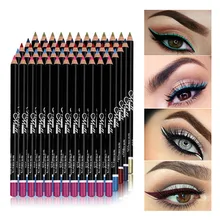 12 Pcs/Set Waterproof Eye Pencil Makeup Pen Eyeliner Eye Pencil Waterproof Beauty Pen Eyeliner Eye Liner Pen Cosmetics
