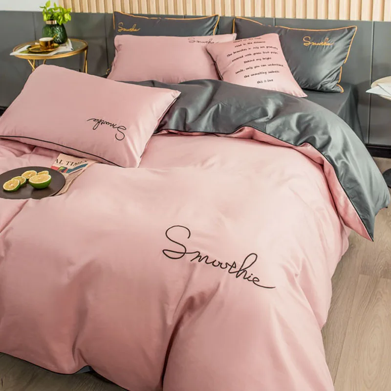 

Cotton Velvet Family of Four Cotton Bed Sheet Quilt Cover Three-Piece Bedding Enterprises Shall