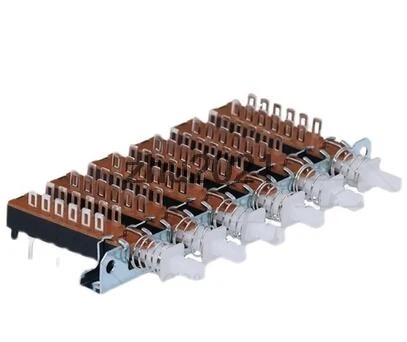 Interruttore A Pulsante Di Interblocco Tipo Di Piano Dpdt 12 Pin 6 Fila Kan-Z6