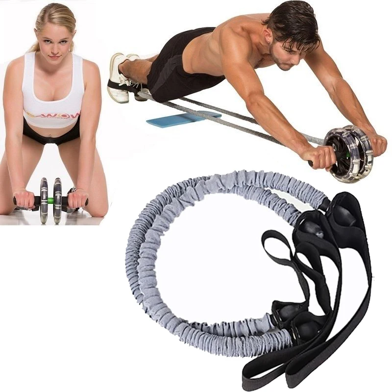2 Pcs/1Pcs Resistance Training Bands Tube Workout Exercise for Yoga Fashion Body Building Fitness Equipment Tool