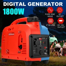 New Model 1500W Dgital Gasoline Inverter Generator, Hand-Held Portable Generator
