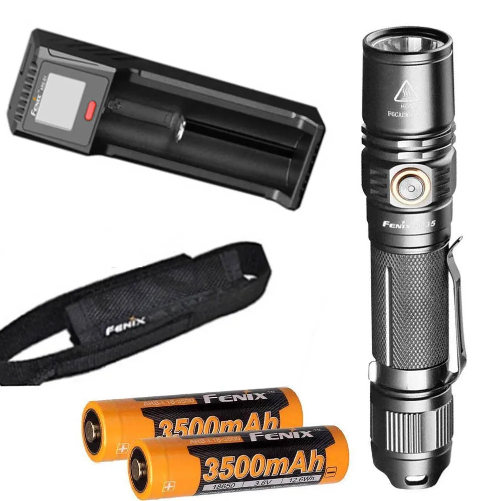 Fenix PD35 V2.0 Edition V2 1000 люмен CREE XP-L HI V3 светодиодный тактический фонарь+ 2 X ARB-L18-3500 батарея ARE-D1 зарядное устройство