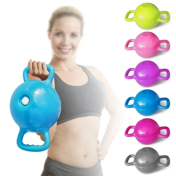 

Yoga Fitness Gym Sport Kettle Bell 4-12LB Adjustable Water Kettlebell Dumbbell Double Handles Pilates Body Shaping Equipment