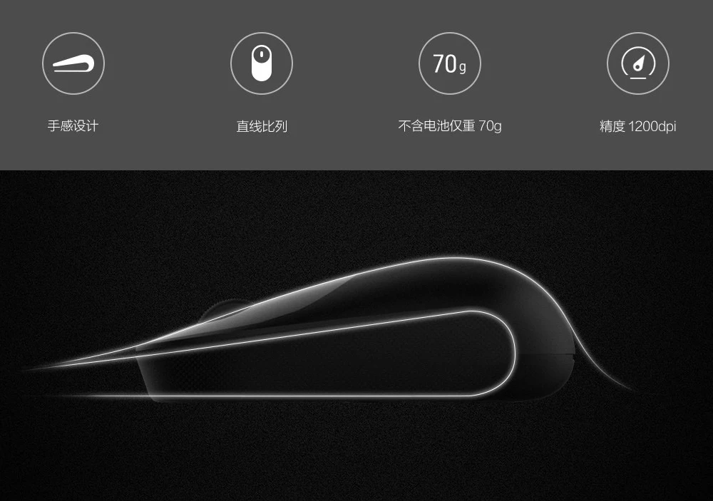 Xiaomi беспроводная мышь Молодежный выпуск 1200 точек/дюйм 2,4 ГГц оптическая мышь Мини Портативная мышь для Macbook ноутбук мышь для ноутбука