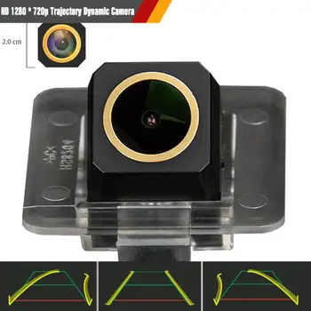 

Dynamic Track HD 1280x720p Rear view Camera For Mercedes Benz GL GLK300 350 200 280 260 2009~2012 Original Reserved Hole X204