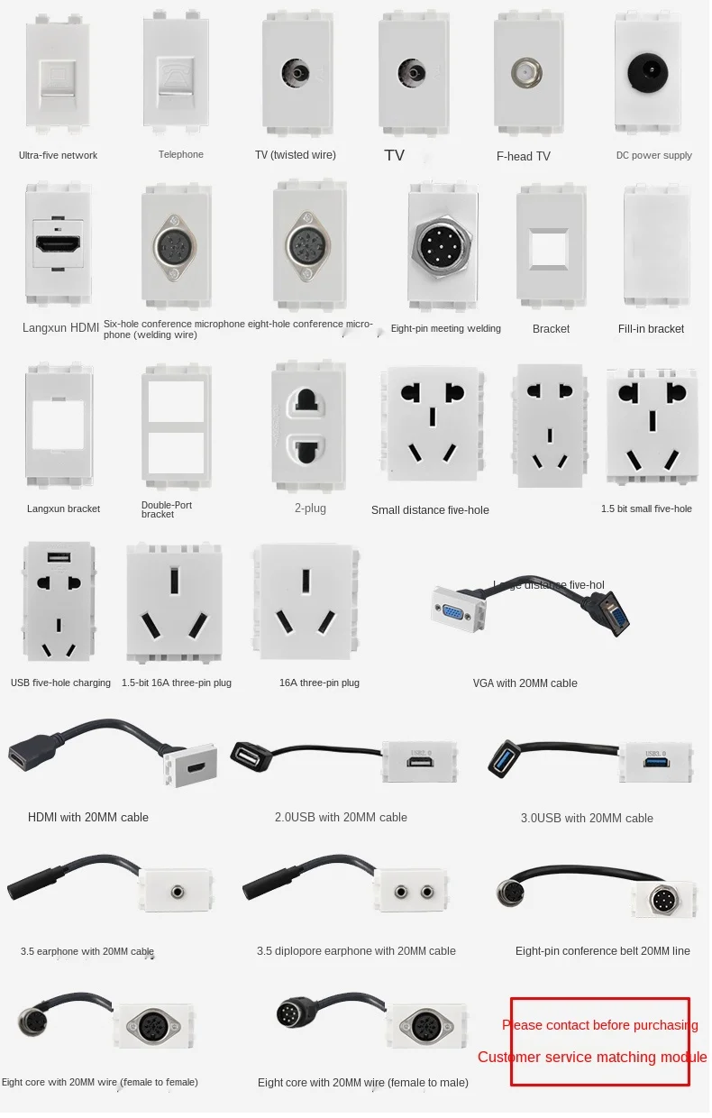 Soquete hdmi pop-up escondido, soquete multimídia, metal