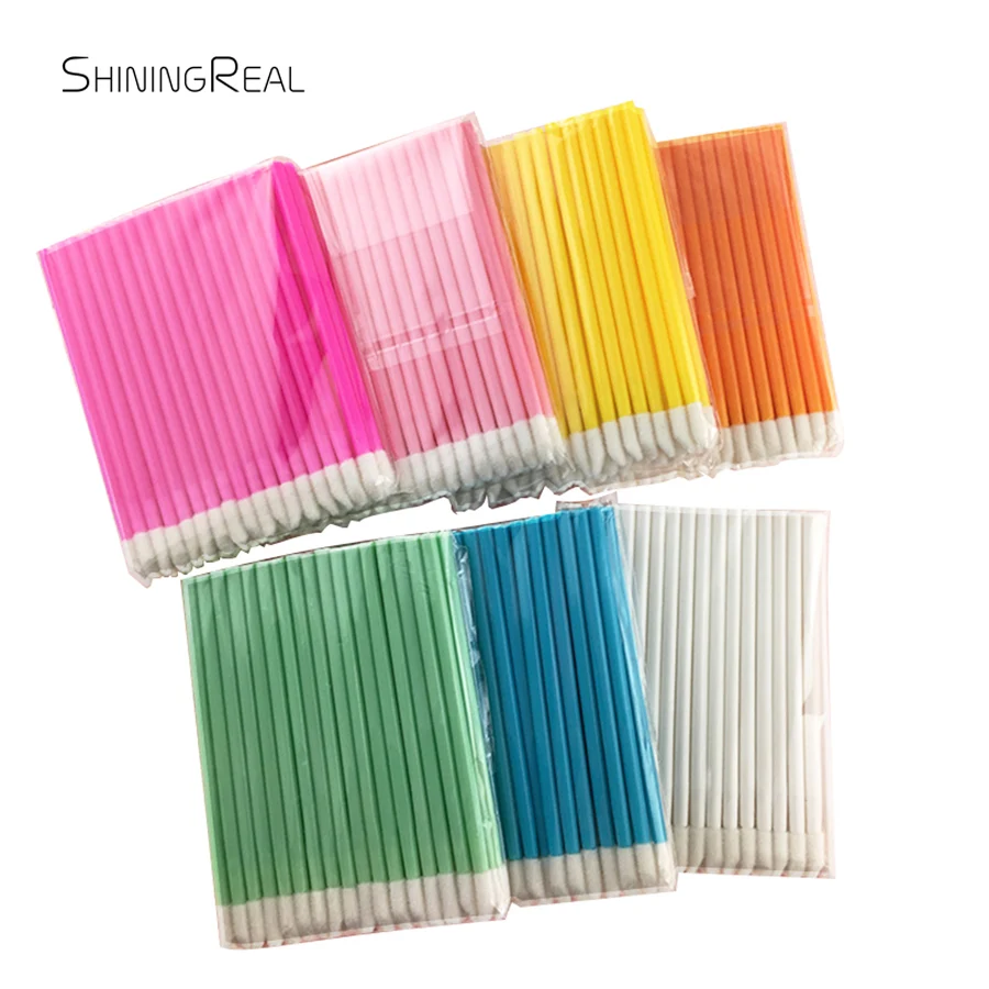 

200 Pcs/lot 10 colors Mini Lip Brush Disposable Lipstick Gloss Brush Wands Applicator Makeup Tools Brushes Wholesale