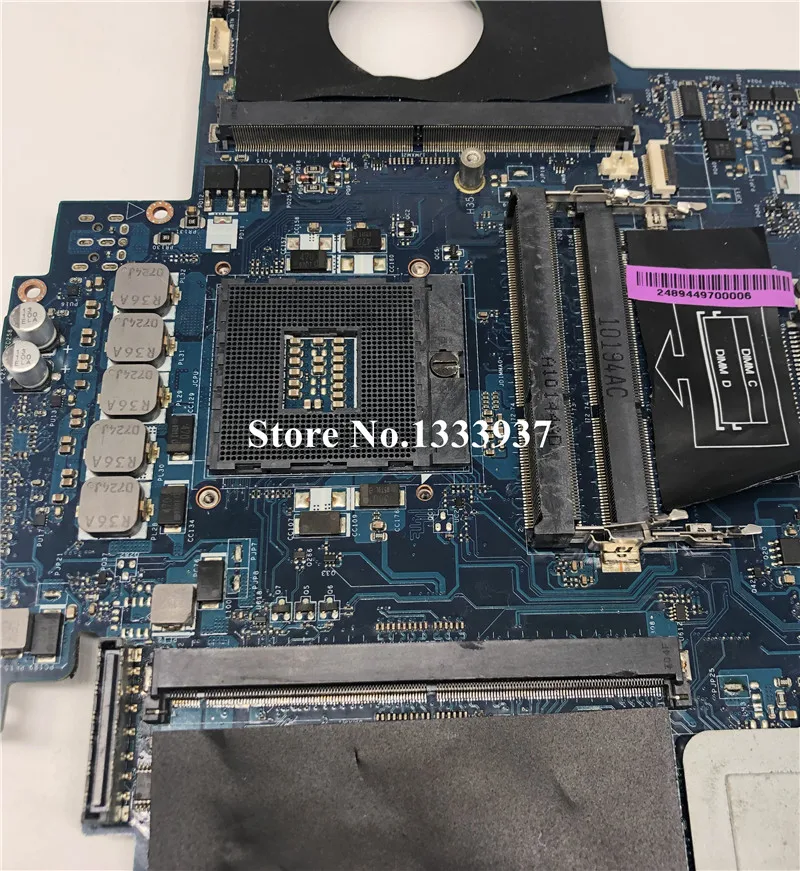 Promo  For DELL Alienware M18X R1 laptop Motherboard CN-0C9XMR 0C9XMR C9XMR LA-6571P HM67 Mainboard