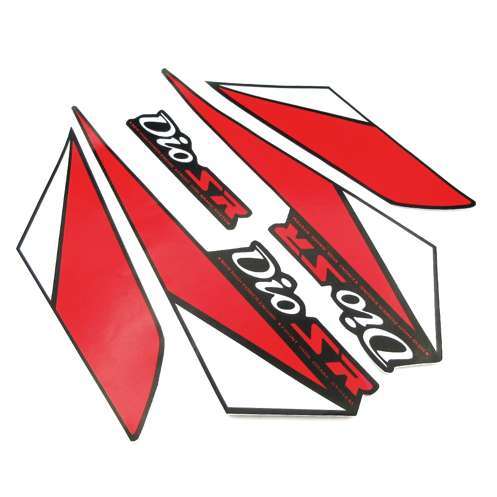 New Motorcycle Scooter Whole Body Fairing Stickers Glue Decorative Decal For Honda Dio Sr Dio50 Af17 Af18 Af27 Af28 Logo Sticker Decals Stickers Aliexpress