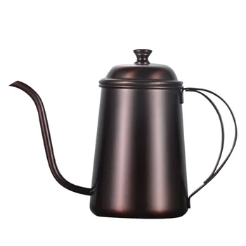 

650ml Tool Anti Scald Gooseneck Spout Stainless Steel Tea Kettle Non Slip Easy Clean Bar Drip Pot Durable Coffee Home Kitchen