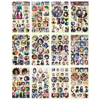 

12sheets Demon Slayer Kimetsu no Yaiba Anime Sticker Stickers PVC Graffiti Stickers Suitcase Luggage Guitar For Children Toys