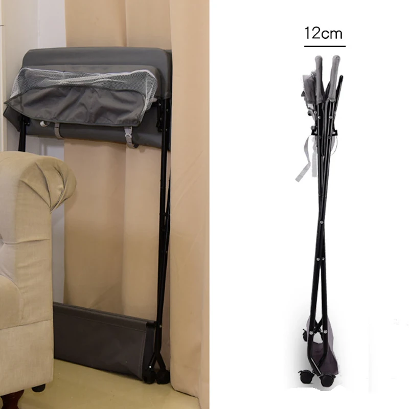 Multifunctional Foldable Baby Changing Table Portable Infant Newborn Diaper Changing Care Table with Wheels and Storage Basket