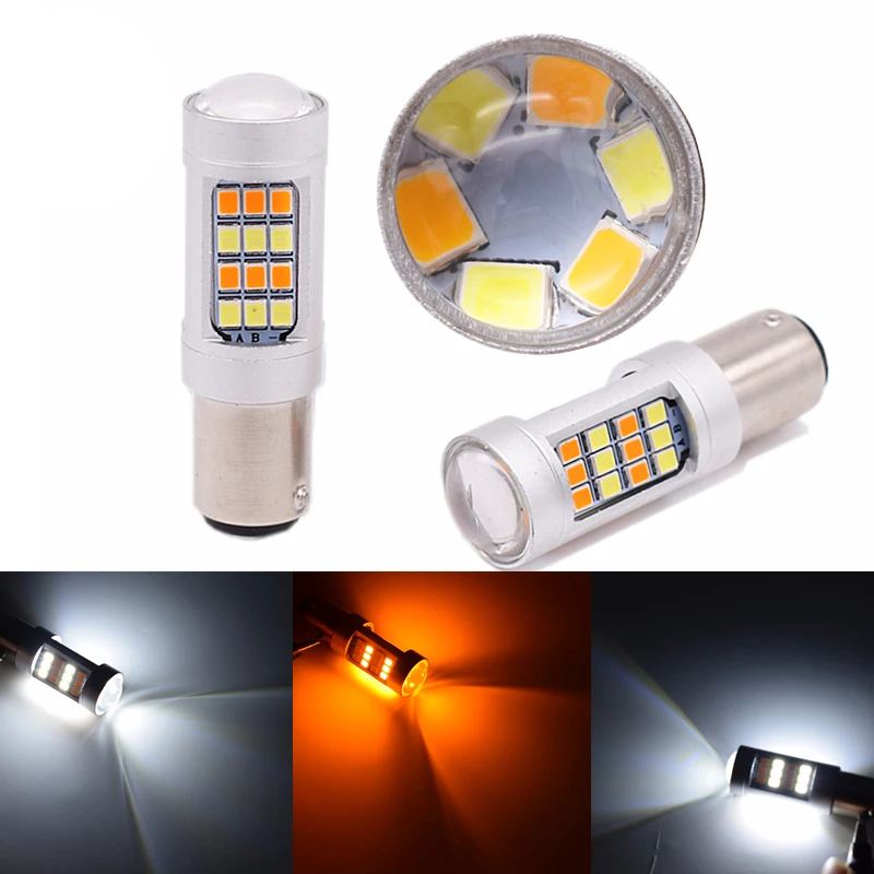 2 x P21/5 Вт 1157 BAY15D 42 SMD 2835 Светодиодный Клин Автомобильная Поворотная светодиодный
