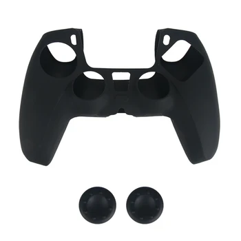 

With Joystick Caps Silicone Protection Dustproof Skin Case Scratch Resistant Gamepad Cover Gaming Controller Grips For Sony PS5