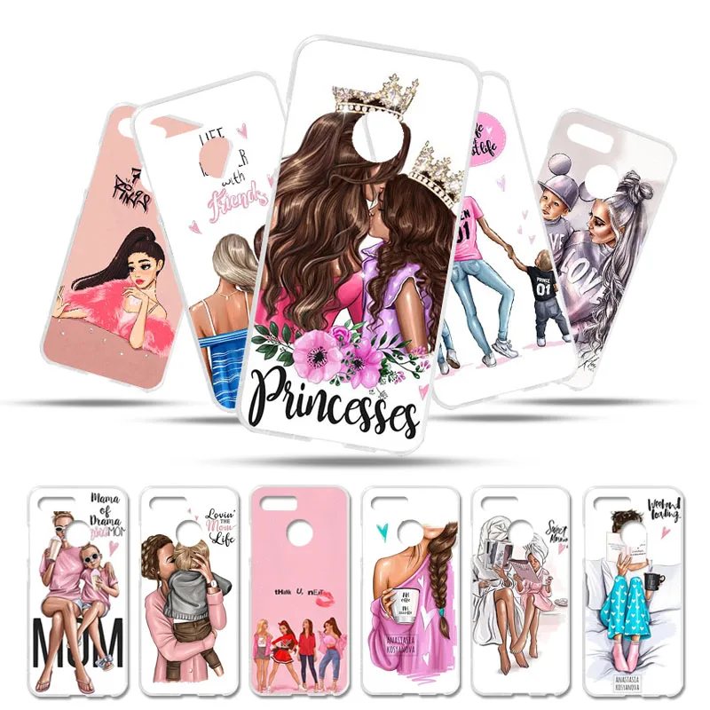 

TPU Cases For Lenovo K8 K6 Plus Note Power K5 Pro K350T Case Fashion Super Mom Baby Girl Fundas For Lenovo K350t Cover Etui Capa