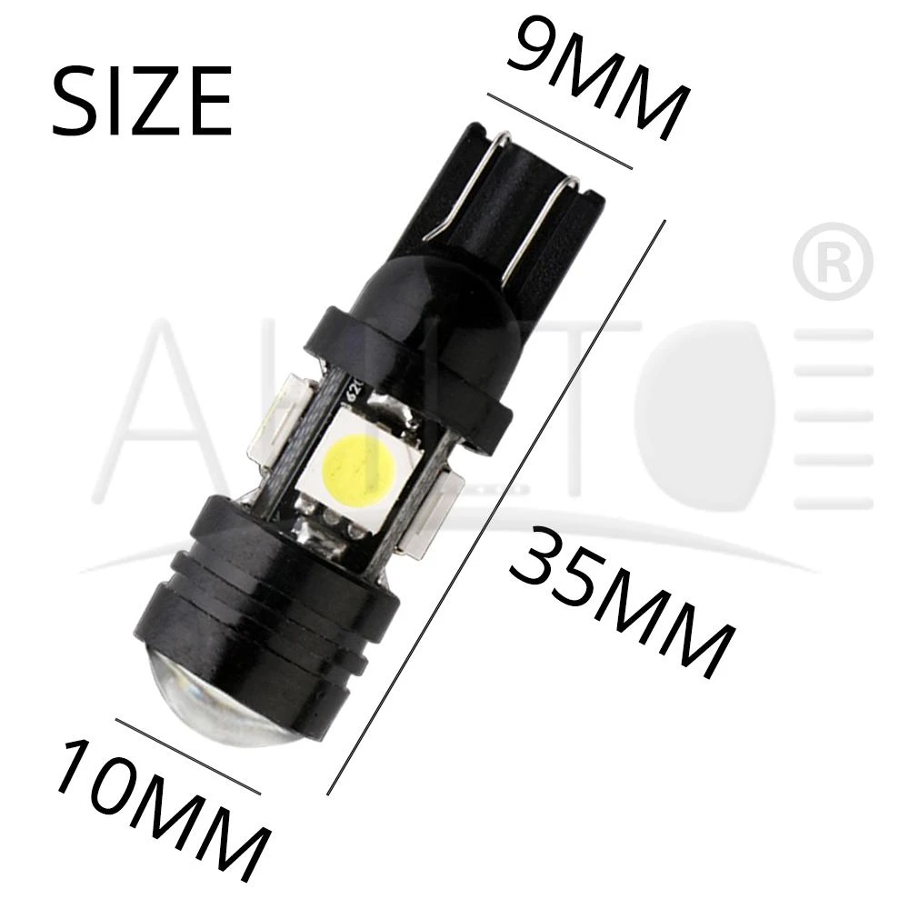 2 шт. автомобильный номерной знак светодиодный T10 W5W 4SMD 5050 1 5 W Алюминий элегантная