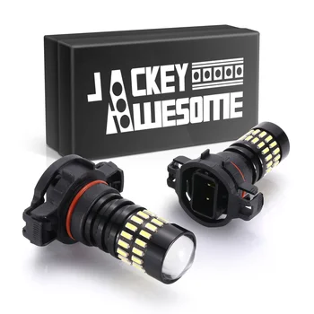 

2Pcs H16 5202 LED Anti Fog Lamp Car Driving Light Auto Front Fog Lamps Bulb White Semi Truck Fog Light