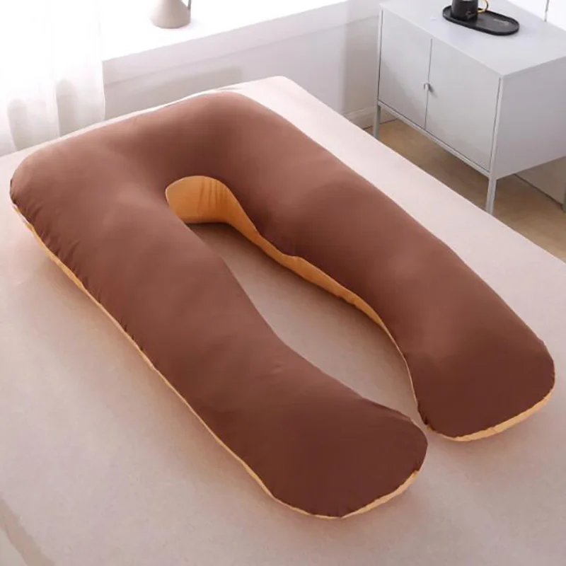 Подушка для сна для беременных, u-образный принт, подушка для сна для беременных женщин, многофункциональное постельное белье 75*140 см YYF004 - Цвет: YYF004L-60X110cm