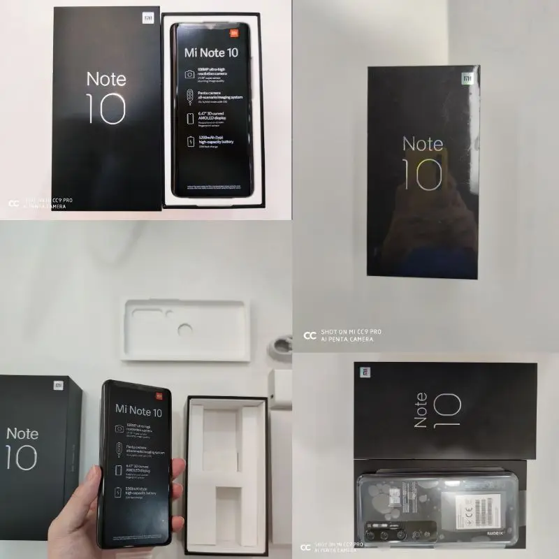 Xiaomi Note 10 Pro с глобальной версией 8 ГБ 256 ГБ/Note 6 + 128 Гб Смартфон Snapdragon 730G NFC 5260 мА/ч 30 Вт