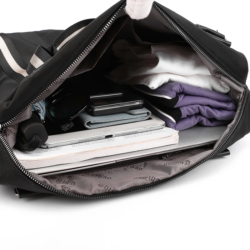 

CHIBAO New Style Large-Capacity Lightweight Nylon Waterproof Women's Travel One-Shoulder Handbag Shopping Play Oblique Large Bag
