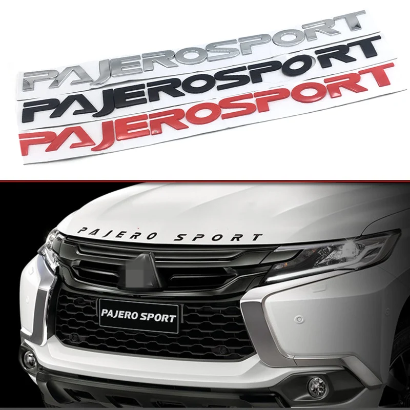 Логотип Переднего Капота эмблема значок наклейка табличка для Mitsubishi Pajero Montero Sport