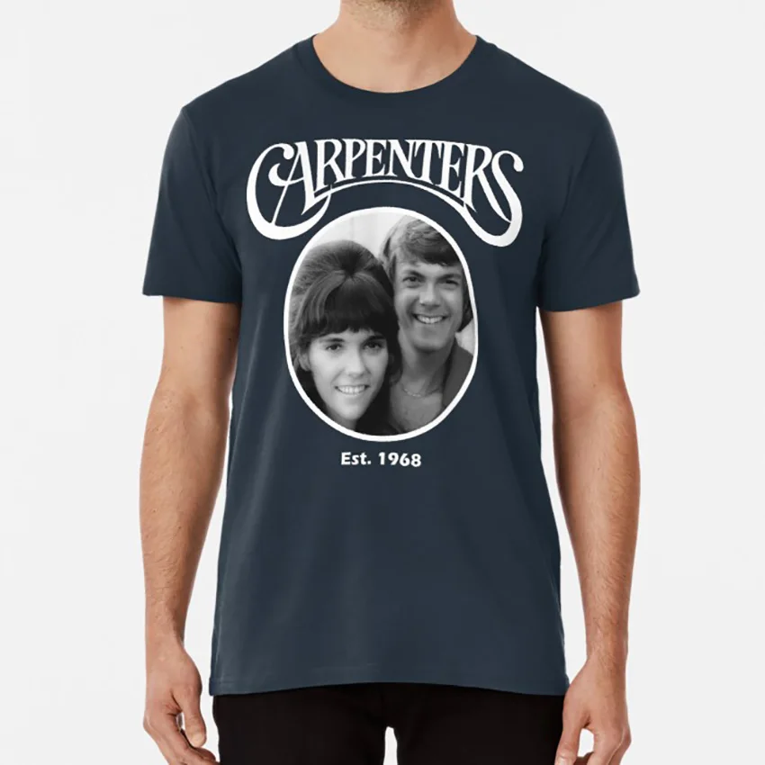 Carpenters V.2 футболка Карен Карпентер Рихард oldies 1968 винтажная музыка | Мужская одежда