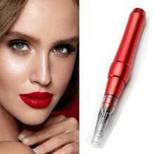 Оборудование для микроблейдинга Перманентный макияж, боди-арт брови, подводка, губы тату ручка без анестезии безболезненный швейцарский мотор пистолет