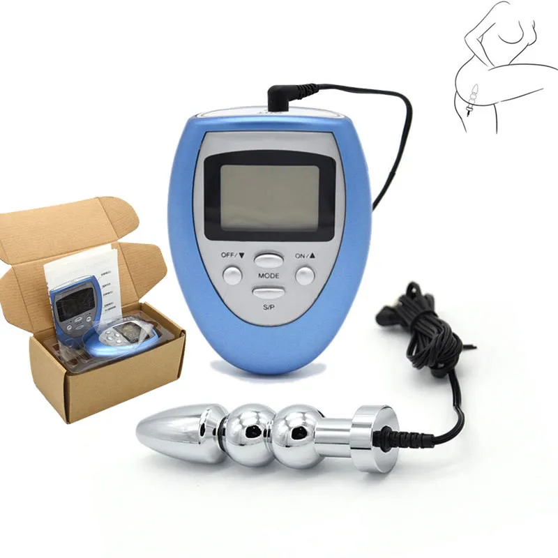 Секс-магазин Электрический шок Анальная пробка Вибраторы стимуляция массажем