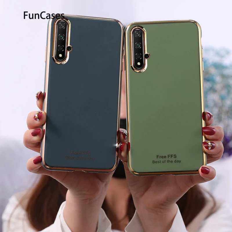 Silicone Covers For funda Huawei Nova 5T High Quality Soft TPU Case Shell sFor accesorios Honor 20S 20 Fundas Aksesuar | Мобильные