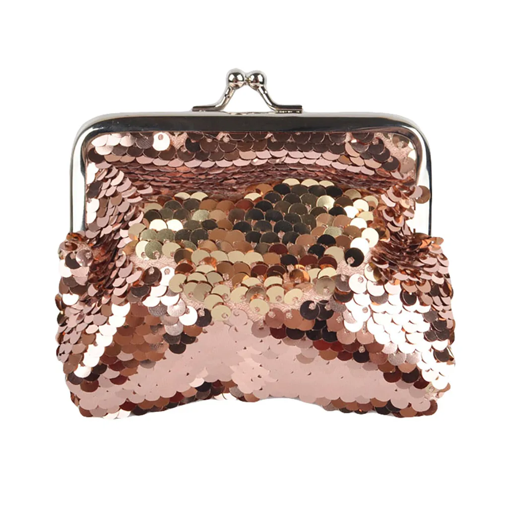 Sleeper# P501 модный детский кошелек мини-бумажник с блестками для девочек, маленькая сумка, очаровательные повседневные подарки - Цвет: C