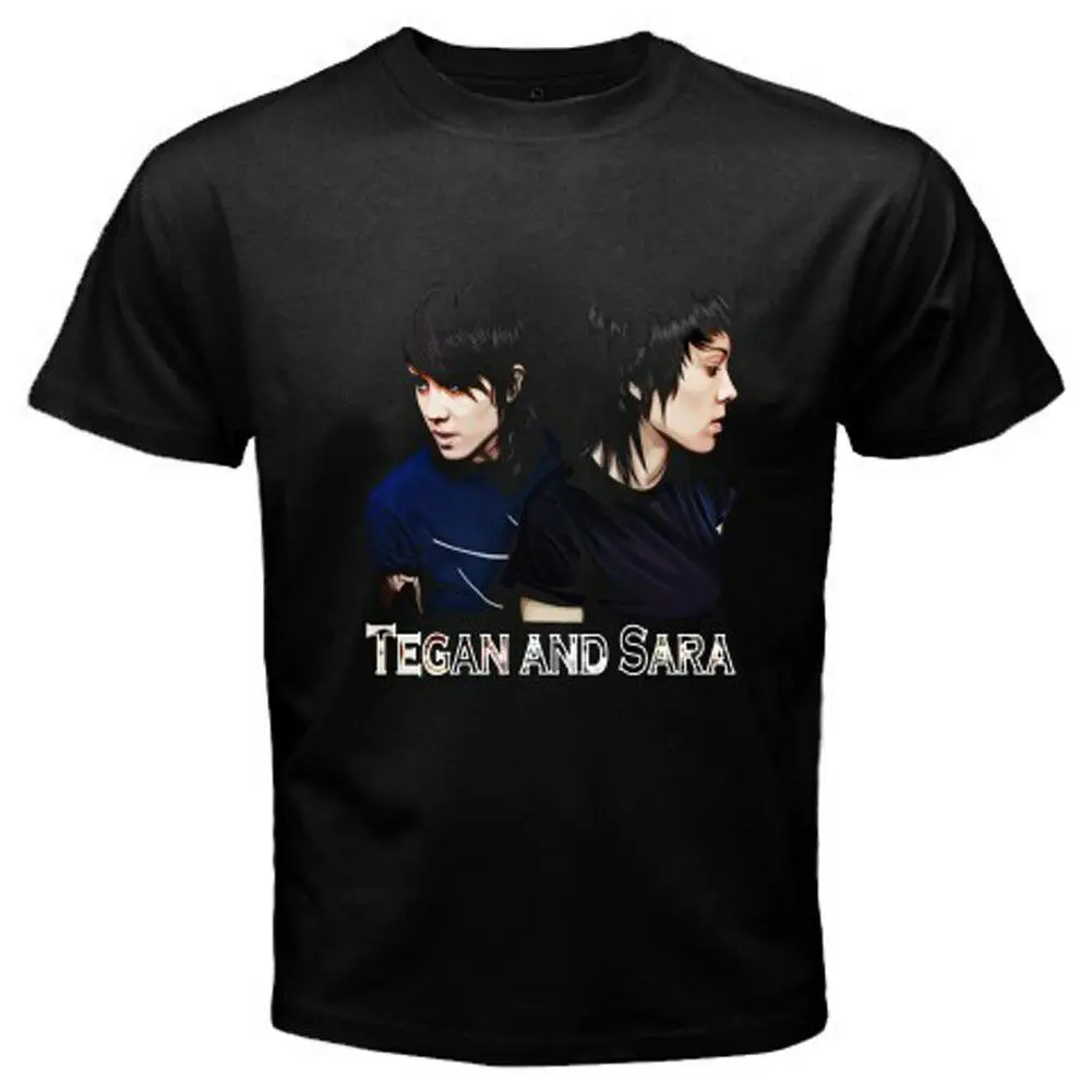 Новый TEGAN AND SARA Canadian inie Duo Singer Мужская Черная Футболка размер S до 3XL футболка с