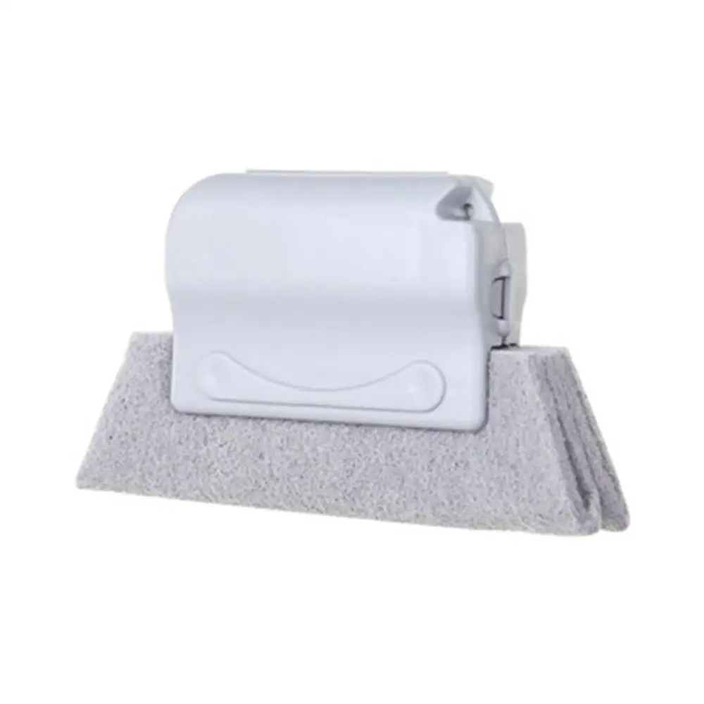 Portable Size Home Window Cleaning Tool Handheld Window Slit Trench Doors Groove Dust Removal Cleaning Brush Dropshipping - Цвет: gray