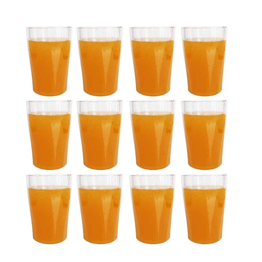 EPVSR 12PCS 400ml acrylic drinking tumblers restaurant plastic reusable water cup | Дом и сад