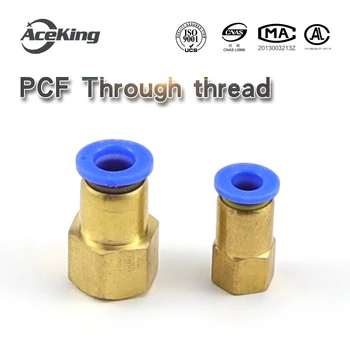 

PCF Pneumatic components quick straight pipe quick insert connector copper internal thread pcf4/6/8/10/12-M5/01/02/03/04 PCF6-01