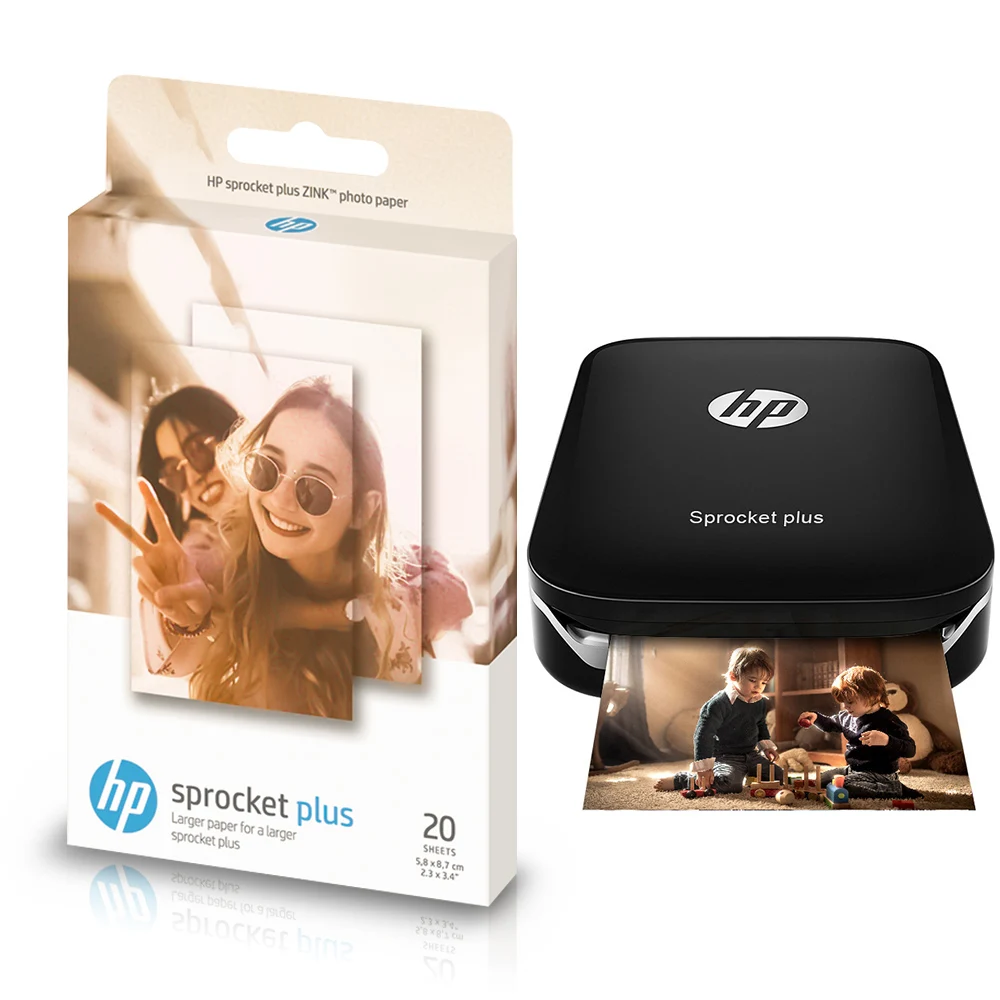 Papel fotográfico Absonic 2 Box ZINK con respaldo adhesivo Compatible con HP  Sprocket Plus, impresora fotográfica de 2,3x3,4 pulgadas, papel fotográfico  para impresión de teléfono - AliExpress Ordenadores y oficina